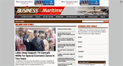 Desktop Screenshot of businessandmaritimewestafrica.com